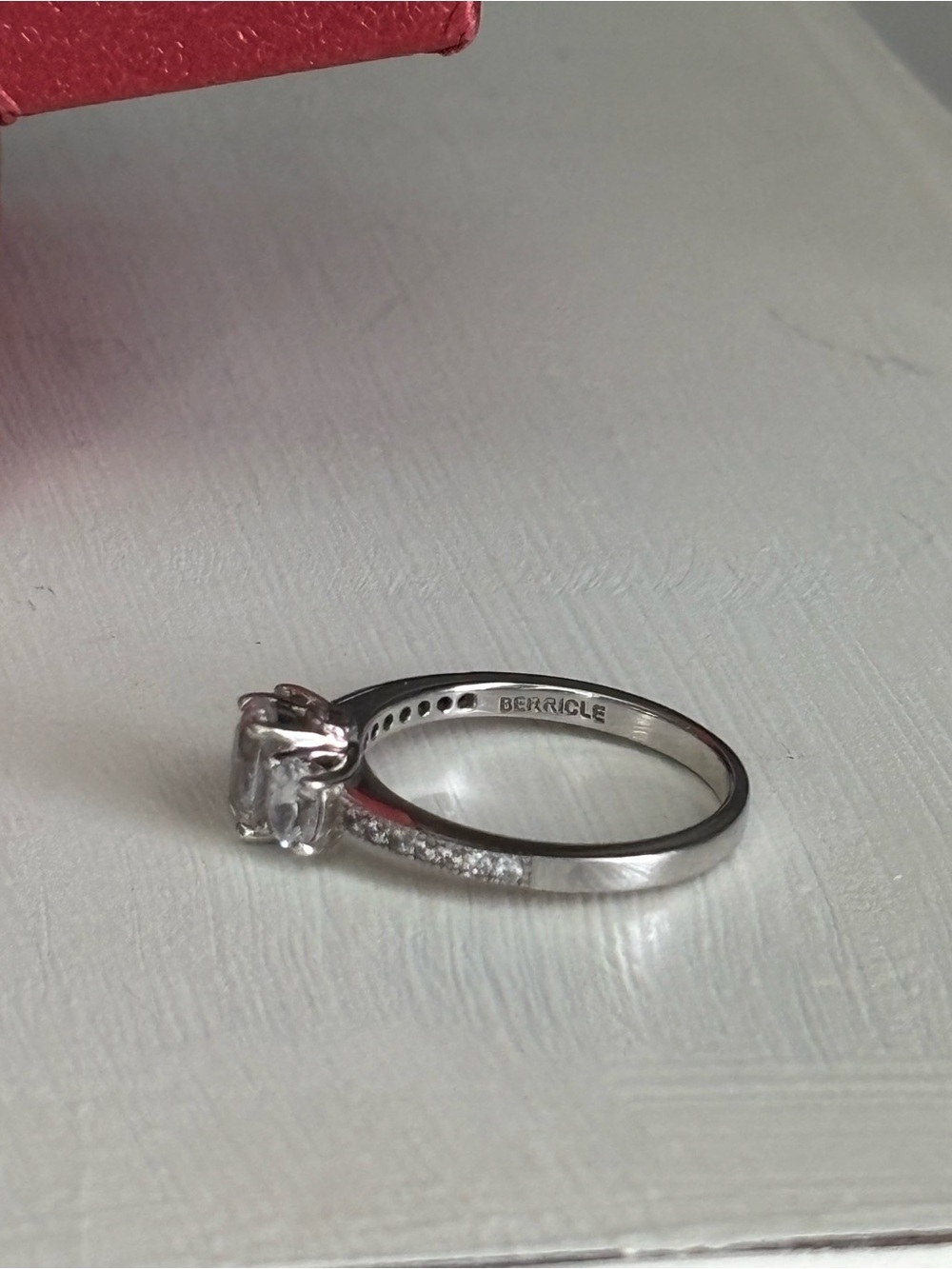 Vintage Berricle 925 Sterling Silver CZ Rings Lot Set Of 3 - Picture 6 of 7